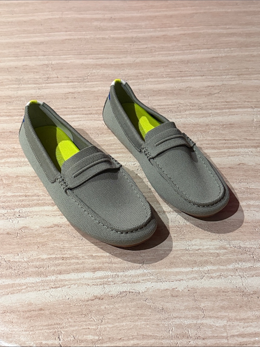 Womens Casual Driver/Loafer in Olive Green